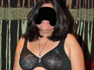 My new bra!  Can you see my nipples?