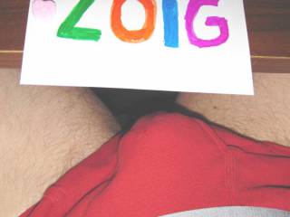Just a bulge in my red underwear,while sitting at my desk.