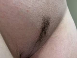 Another angle of that tight, smooth slit and long landing strip