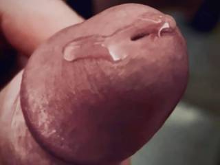 Leaking so much precum