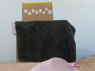 My package is in the pink. I am going to cum in these panties...