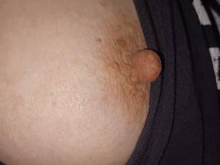 A boob for hubby\'s friends.