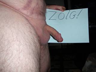 A hard cock and ZOIG...a perfect match!