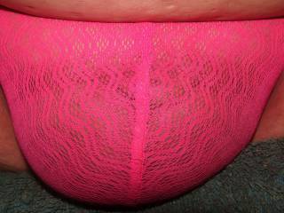 My hot pink thong. Do you like it?