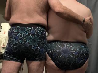 Matching holiday undies