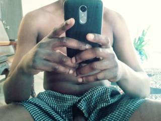 Dick slipped out my boxers