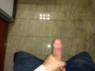 Just couldn't hold it no more