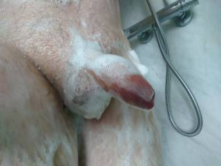 who want to join me in the shower and finsh off cleaning me