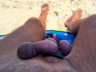 sun is burning on the balls