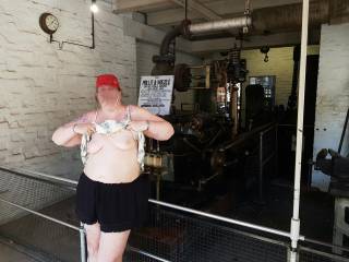 Lovely little steam engine, unfortunately we missed it in steam so to cheer me up Mrs W whipped them out.