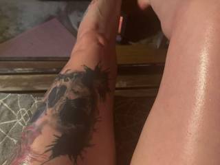 Wife shower pussy