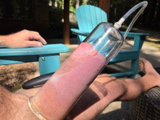 Side view of pump.