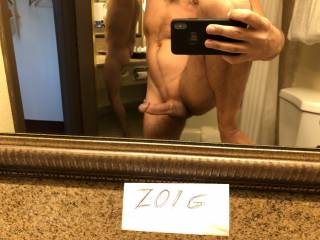 Having fun on the mirror