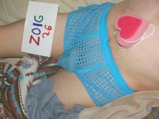 Another view of my undie as I lay upon my bed after hibernation- but another camera was used, FZ10.