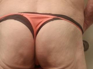 My thonged butt for your pleasure