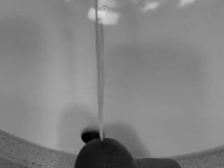 Big cumshot in black/white