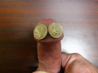 Do you like my coin trick that shows how thick and swollen the head gets?