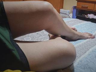 Wife\'s legs.