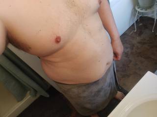 Fresh from the shower ,wish I had some company