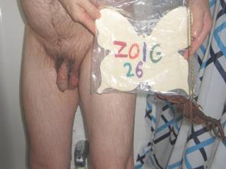 A partial body standing frontal during a shower. S70 camera was used.