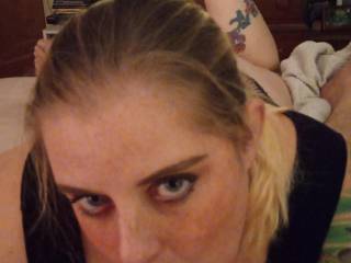 Try not to cum with those eyes staring at you