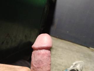 About 7"-8" usually much more swollen up