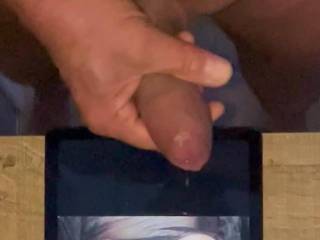 Cum tribute for Sally beautiful woman