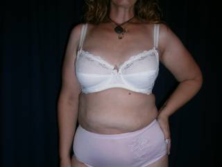 As you chubbychasers seem to like the full briefs/underwear/granny panties (horrible term... and hey, Madonna wore them in \'Bodies of Evidence\'), here\'s a couple for you.