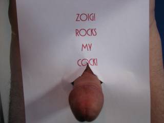 Zoig! Rocks my cock.