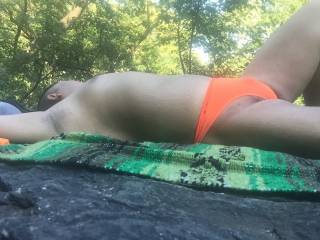 Central Park, Bikini, sunbathe