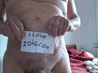 In the bed room, after the shower