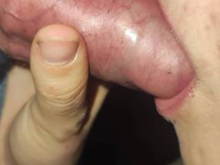 My friend suck my foreskin and lick till cum inside mouth with swallow. I like her :-)