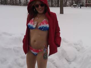 Wasn't it nice for her to pose for big Chuck?