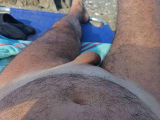 Nude beach....