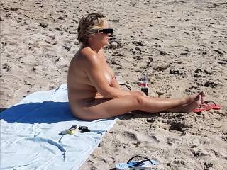 On the beach