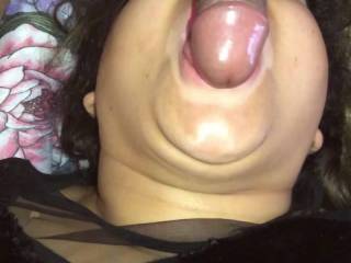 Blowjob and licking a hard cock upside down