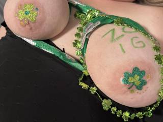 Happy st Patrick’s day to all you big tit Bbw lovers!