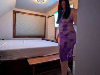 the purple lingerie shoot