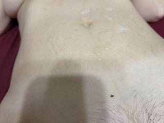 I love rubbing the cum all over her when we are done taking pictures