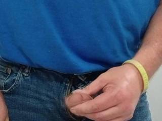 I love cumming at work