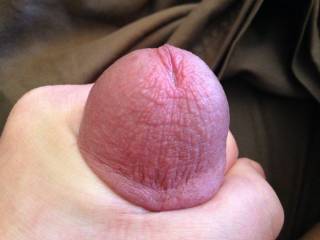 While thinking of what would feel better on my cock...