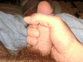Masturbating