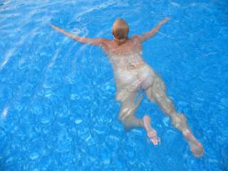 I love swimming naked.