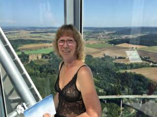 Petra in schwarzen Dessous Petra in Black Lingerie