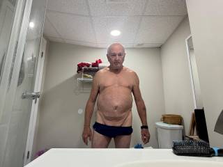 Wearing wife\'s panties