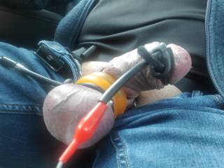 Long drive.  Long estim session
