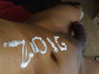 tried to snap a shot of zoig written on my body