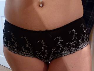 I hope that member TeflonDon enjoys my panties.  I'm wearing these especially for him to enjoy.