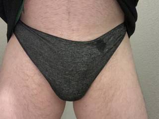 Starting to get a little horny wearing this pair of panties.