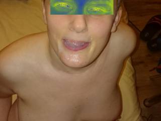 CHEEKS GREASED CUM. WONDERFUL FOR ELI